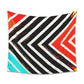 Abstract Stripped Printed Wall Tapestry