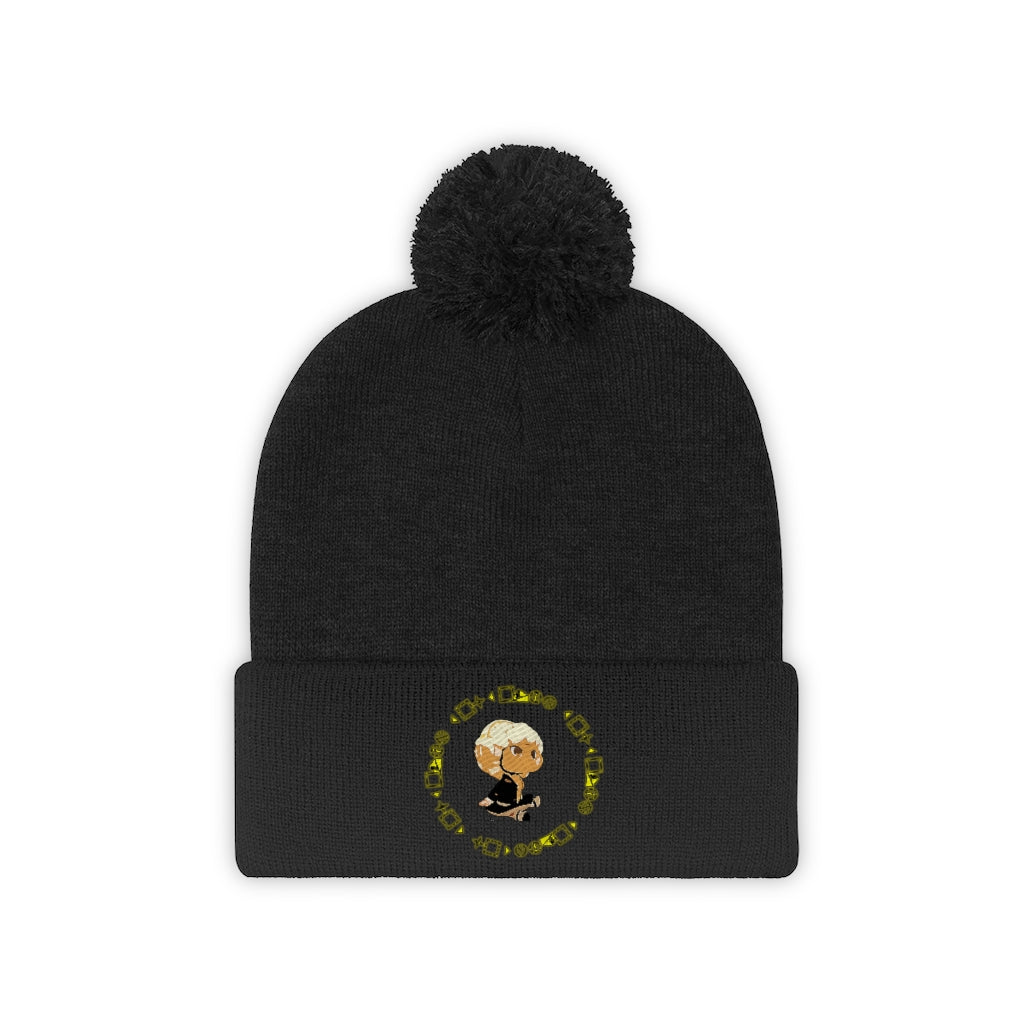 Logo Pom Pom Beanie