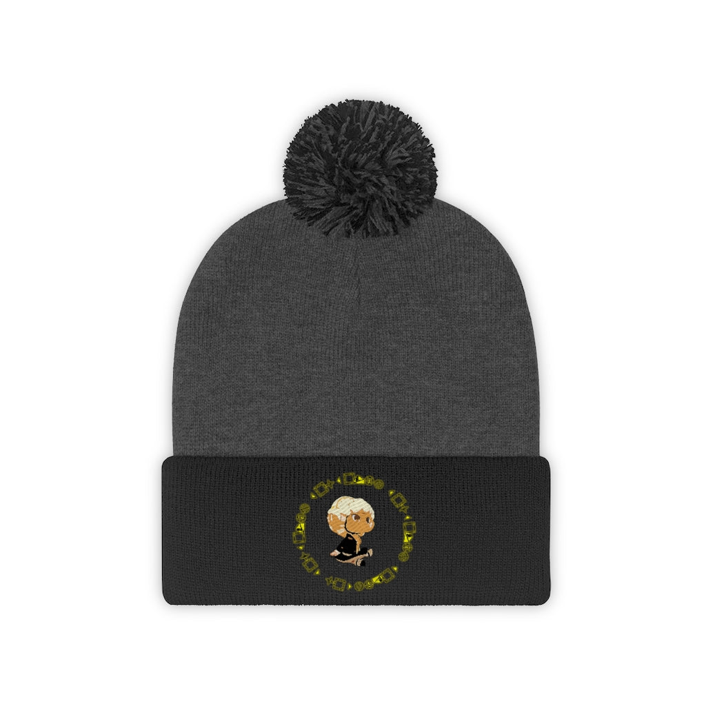 Logo Pom Pom Beanie