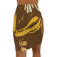 Brown Women's Mini Skirt