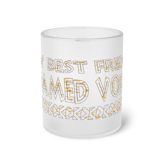 Graphic Vodka Frosted Glass Mug