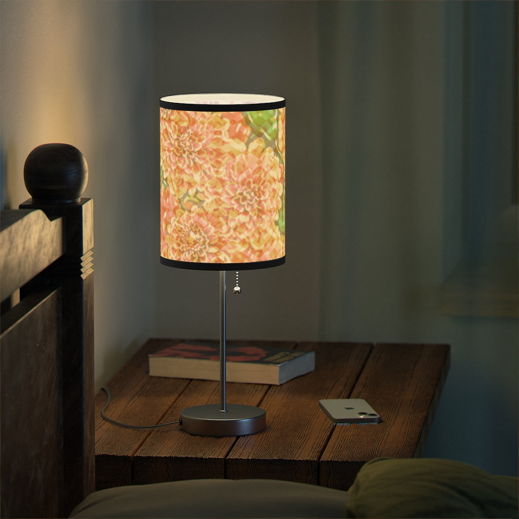 Floral Lamp on a Stand, US|CA plug