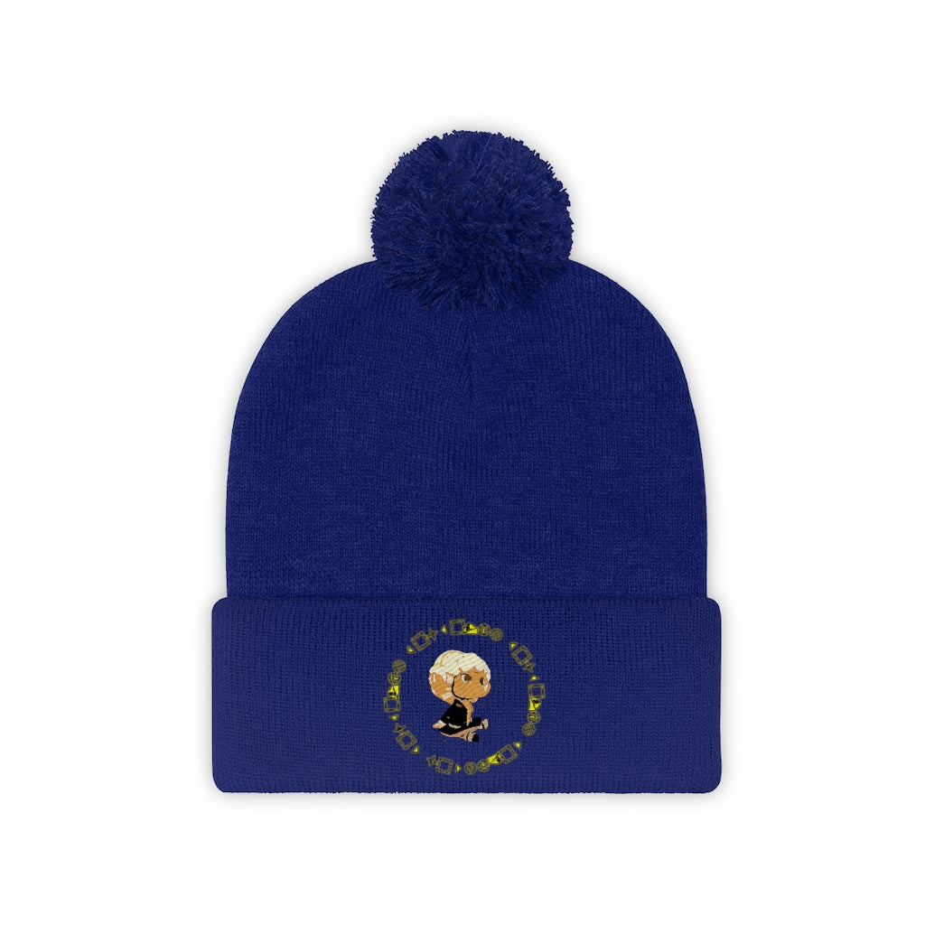 Logo Pom Pom Beanie