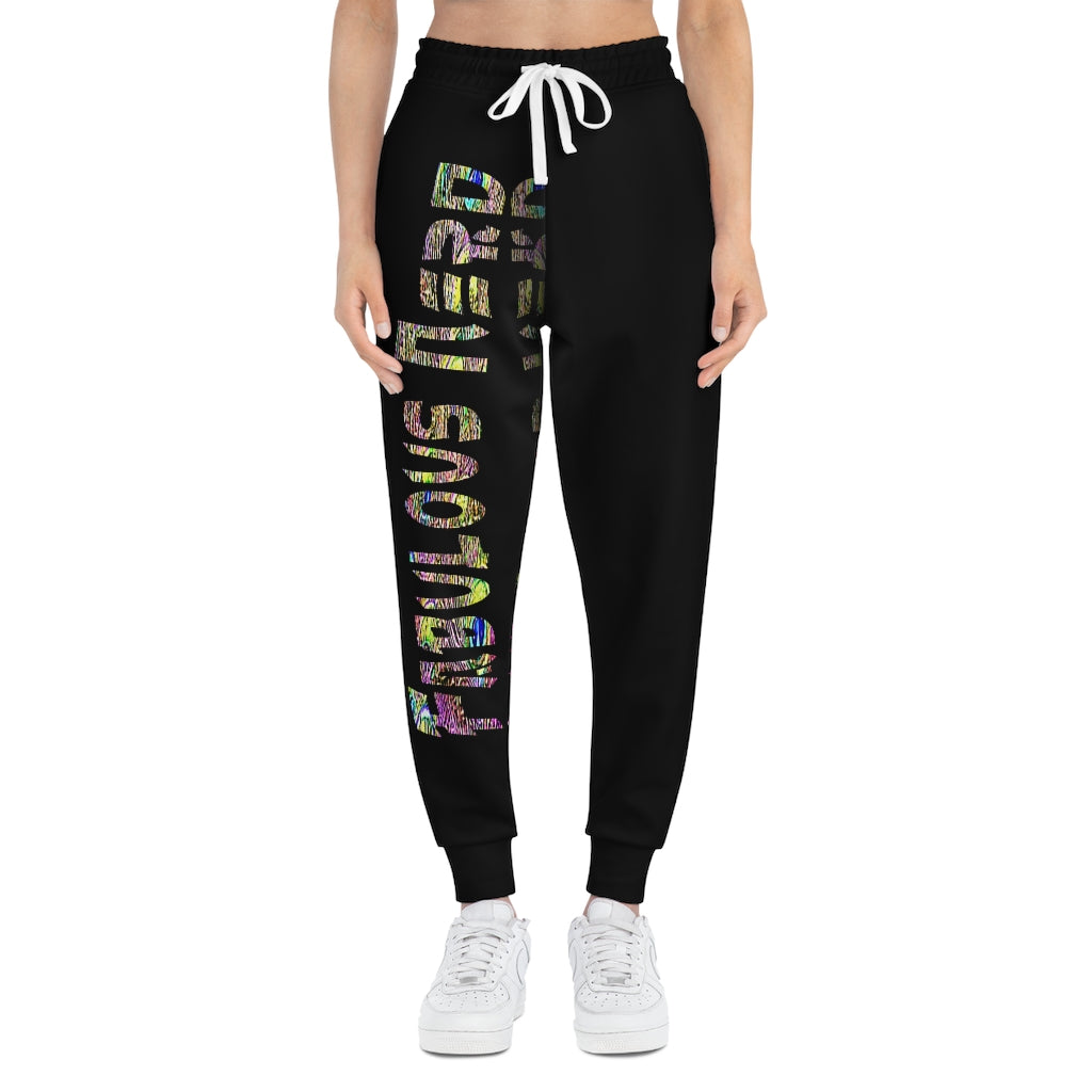 Graphic "Fabulous Nerd"  Athletic Joggers