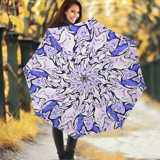 CDEJ Purple Marble Umbrella