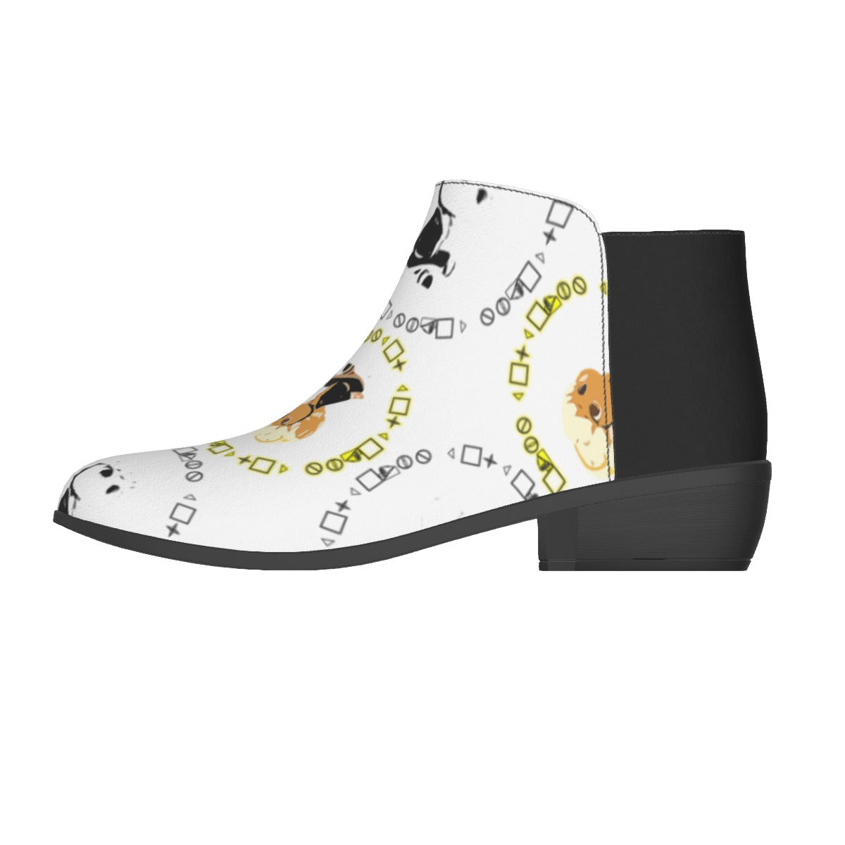 Branded Pattern Men's Fashion Boots