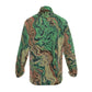 Green Marble Collar Zip-up Windproof Jacket