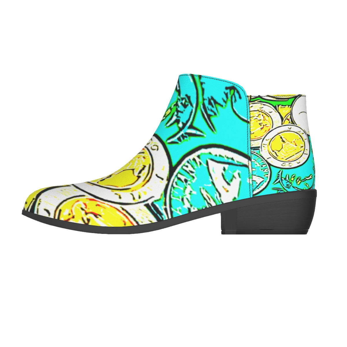 Teal Coin Women's Boots