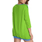 Branded Women's Sweatshirt With Irregular Pleated Hem