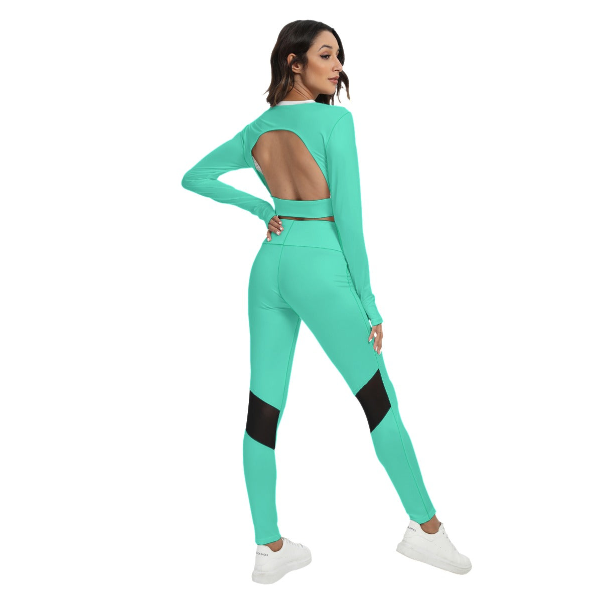 Graphic Gym Rat Sport Set With Backless Top