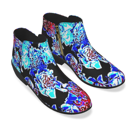 Dark Floral Women's Boots