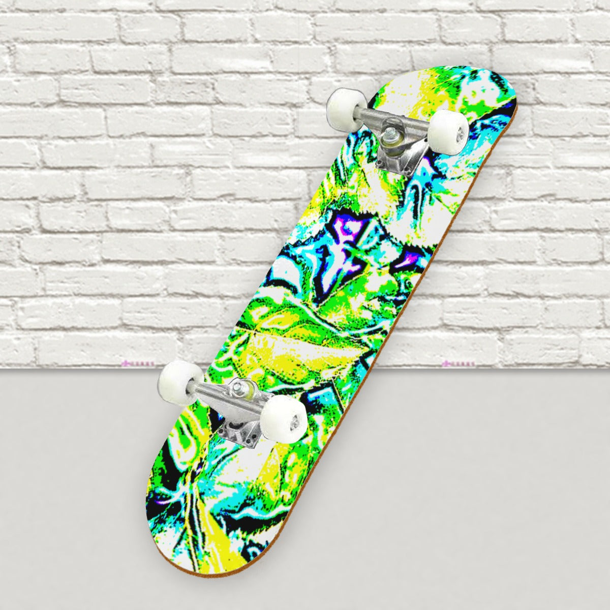 Neon Skateboard sticker | Back