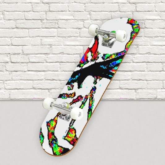 Painted Money Skateboard sticker | Back
