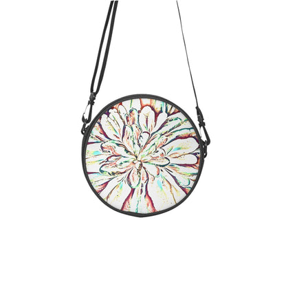 Psycho Print Round Satchel Bags