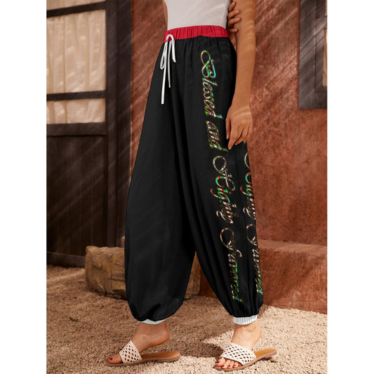 Graphic Blessed Women's Carrot Pants