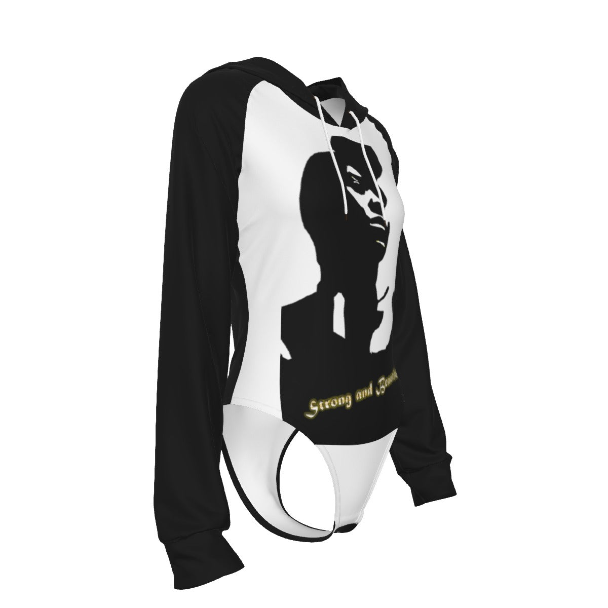 Graphic Strong Hooded Bodysuit