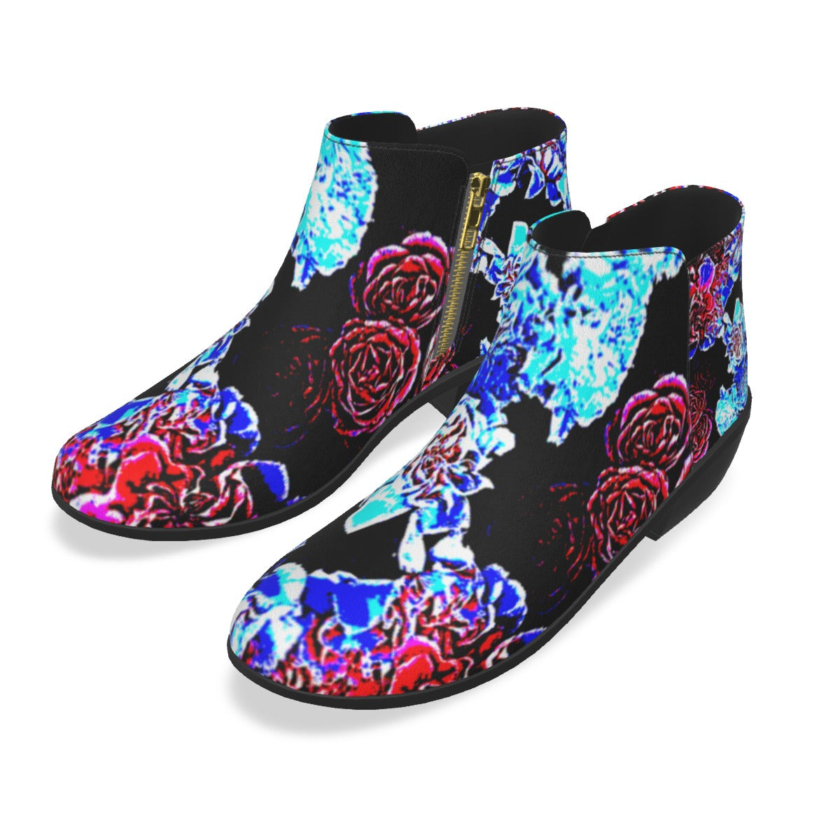 Dark Floral Women's Boots