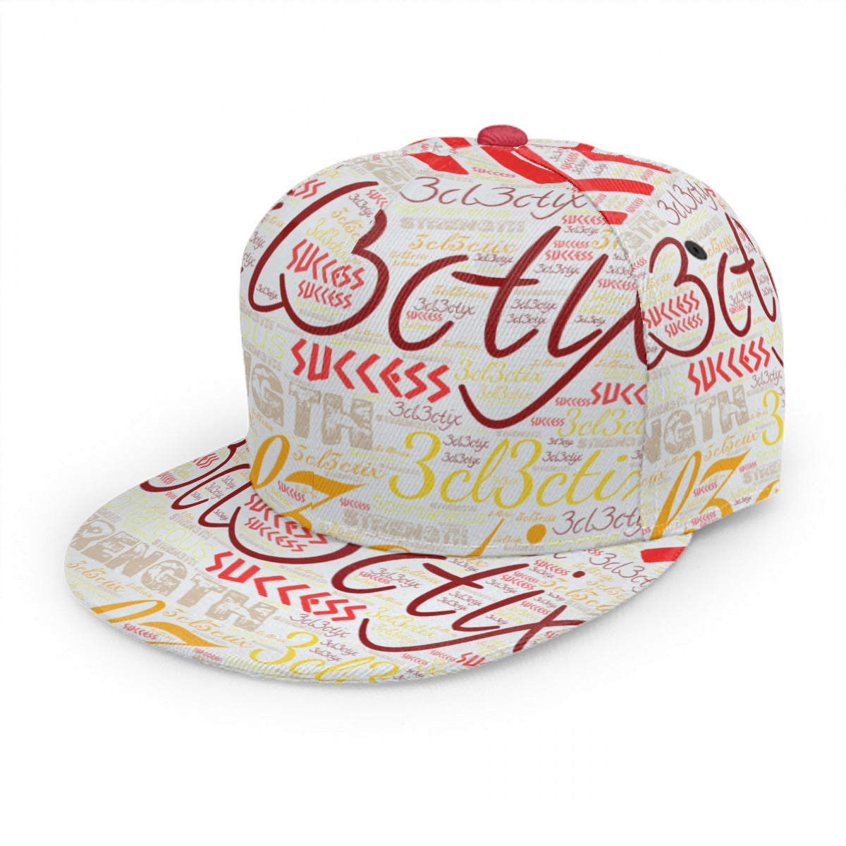 Red Branded Snapback