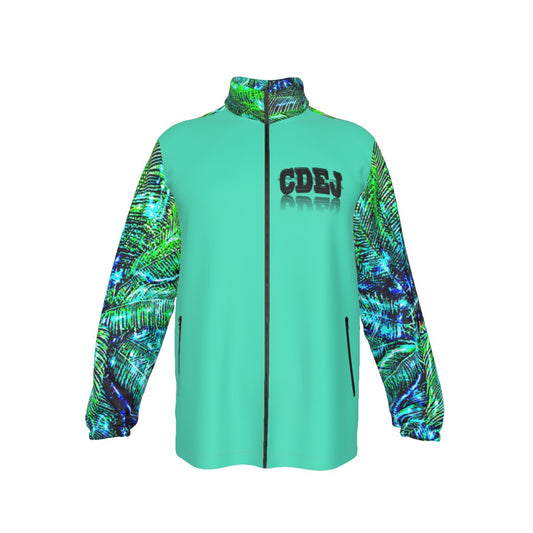 CDEJ OG Print Collar Zip-up Windproof Jacket