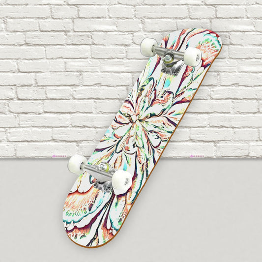 Psycho Print Skateboard sticker | Back