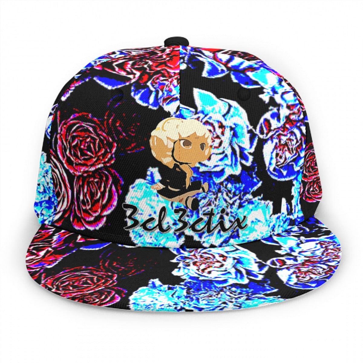 Branded Deep Floral Snapback