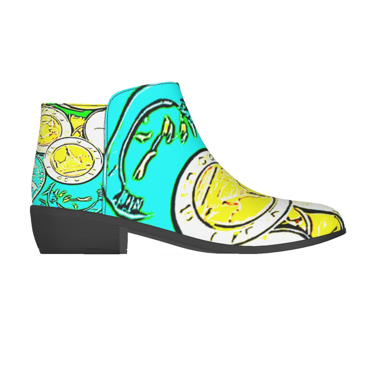 Teal Coin Women's Boots