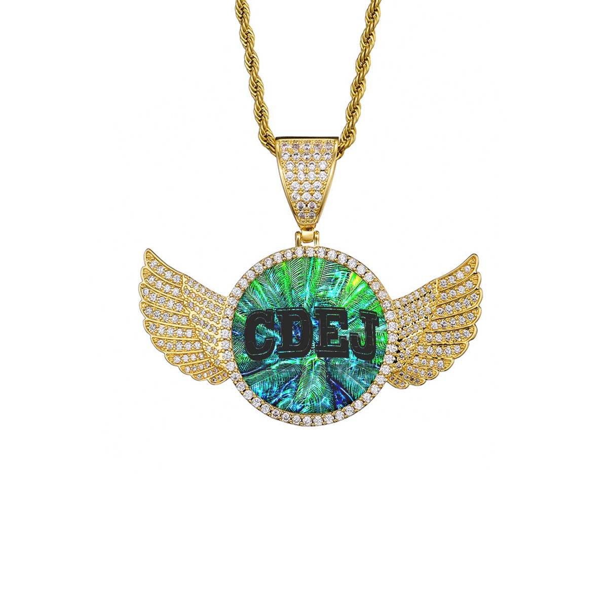 CDEJ OG Print Wings Necklace