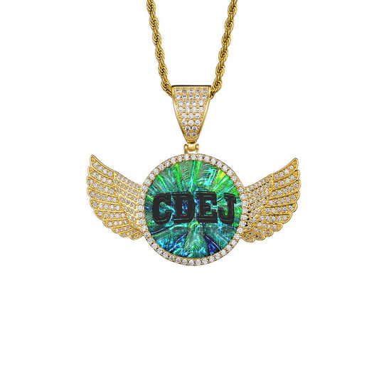 CDEJ OG Print Wings Necklace