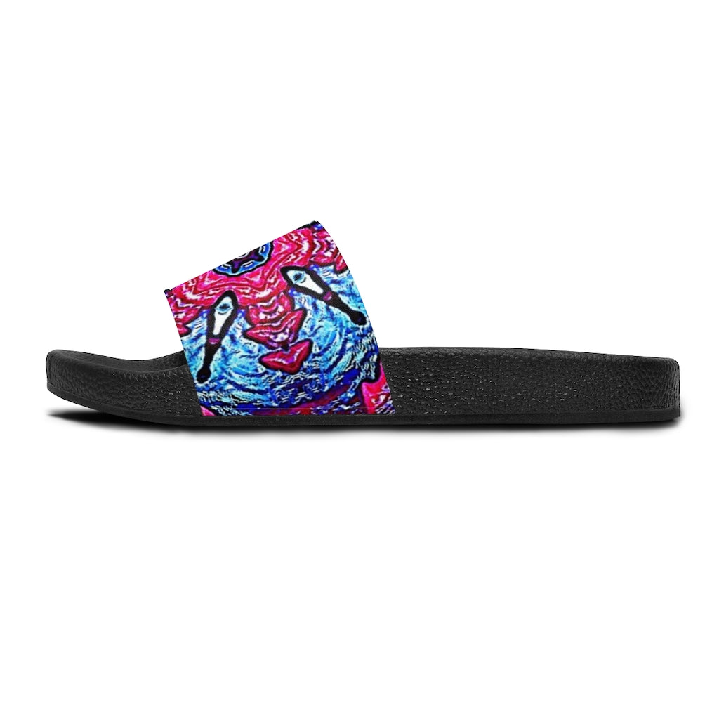 Multi-Colored Women's Slide Sandals