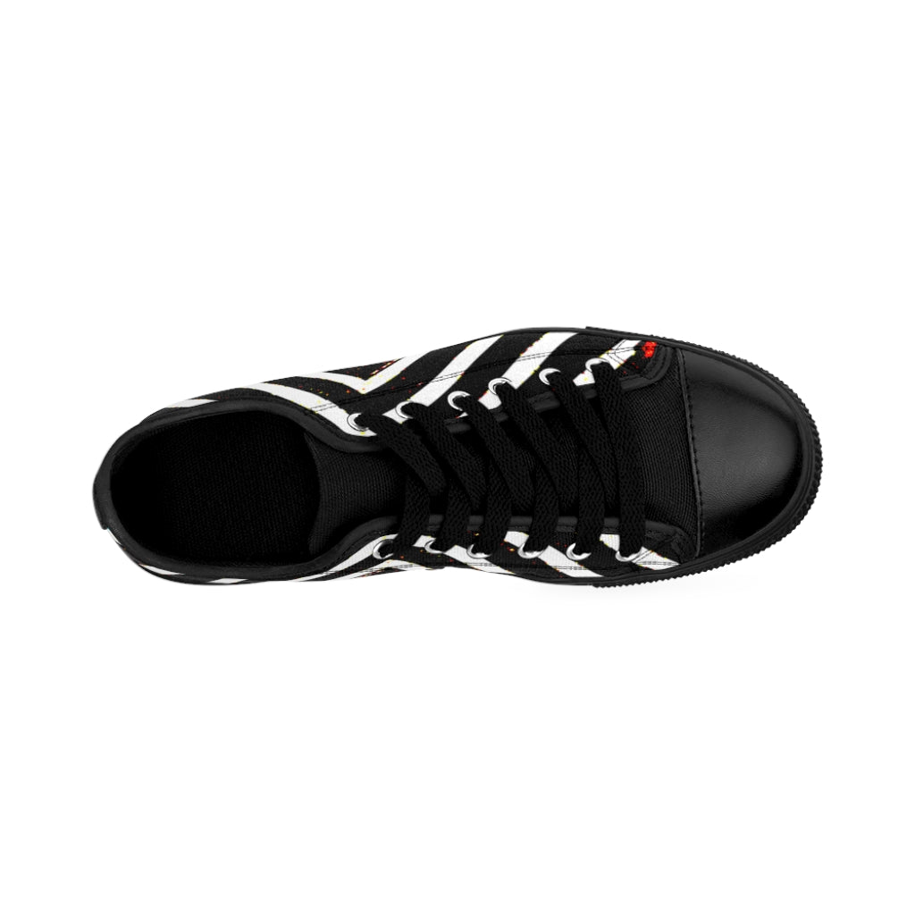 Stripped Women's Sneakers