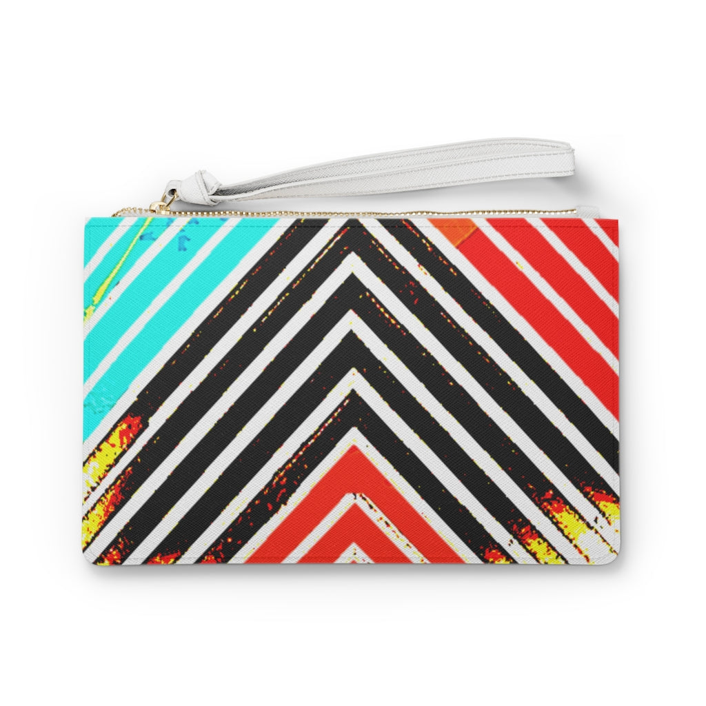 Special Stripped Clutch Bag
