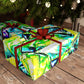 Neon Gift Wrapping Paper Sheets, 1pcs