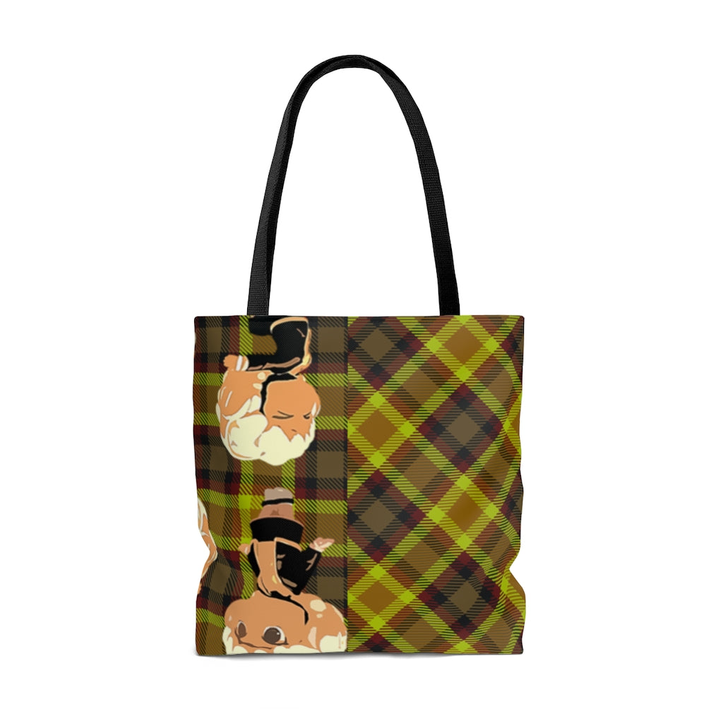 Branded Plad Tote Bag