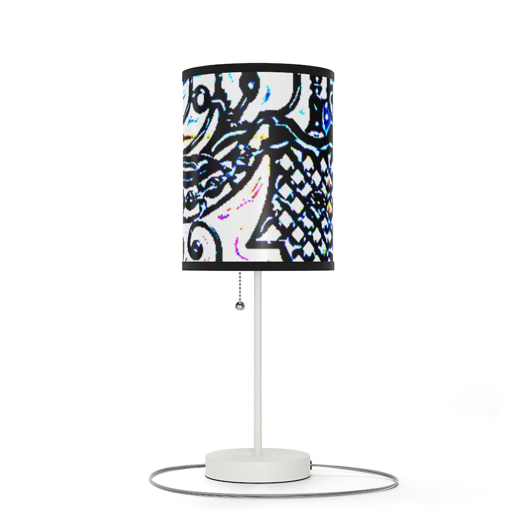 Faux Baroque Lamp on a Stand, US|CA plug