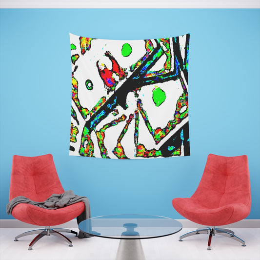 Painted Money Printed Wall Tapestry