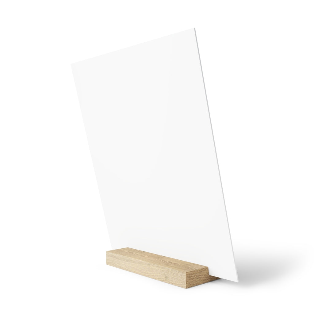 White Branded Gallery Board with Stand