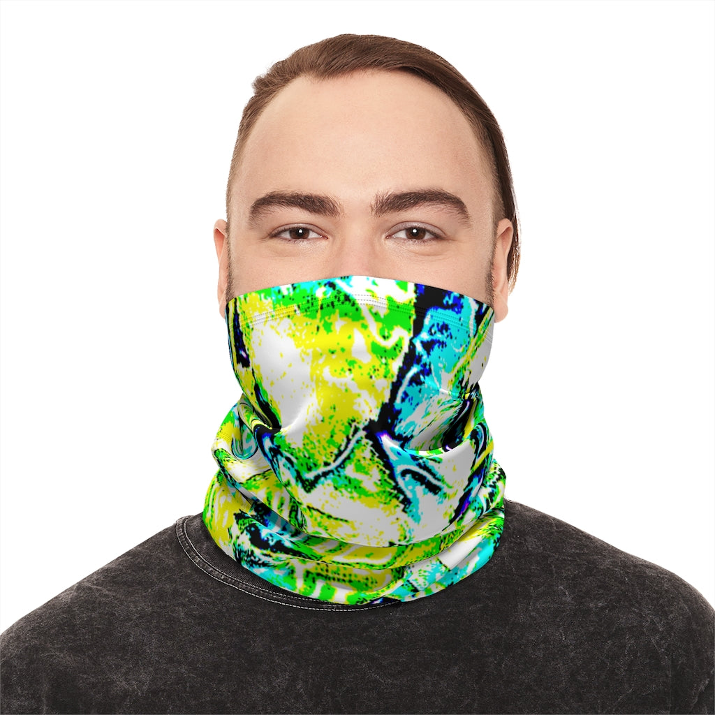 Neon Neck Gaiter With Drawstring