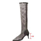 YTMTLOY Rhinestone Heel Boots
