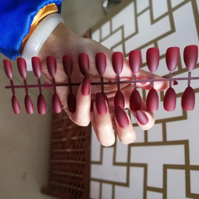 YADORNOS Matte fake nails