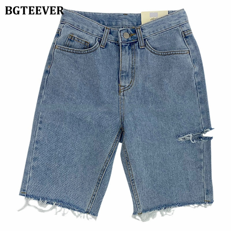 BGTEEVER Denim Shorts Jeans