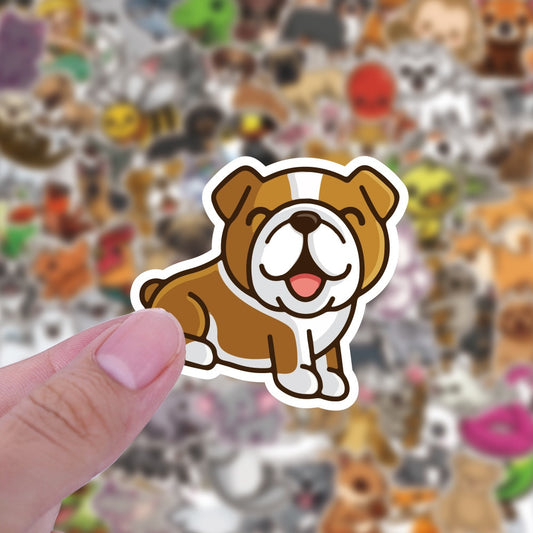 10/30/50/100PCS Cute Cartoon Animal Skateboard Stickers