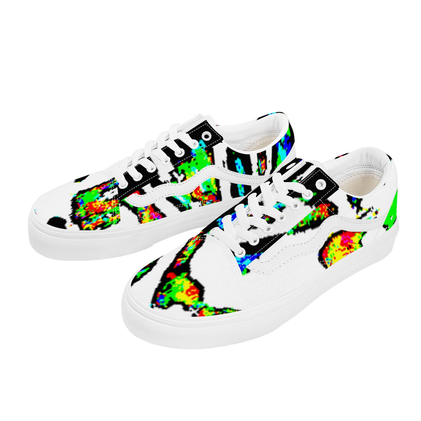 Painted Money Low Top Flat Sneaker