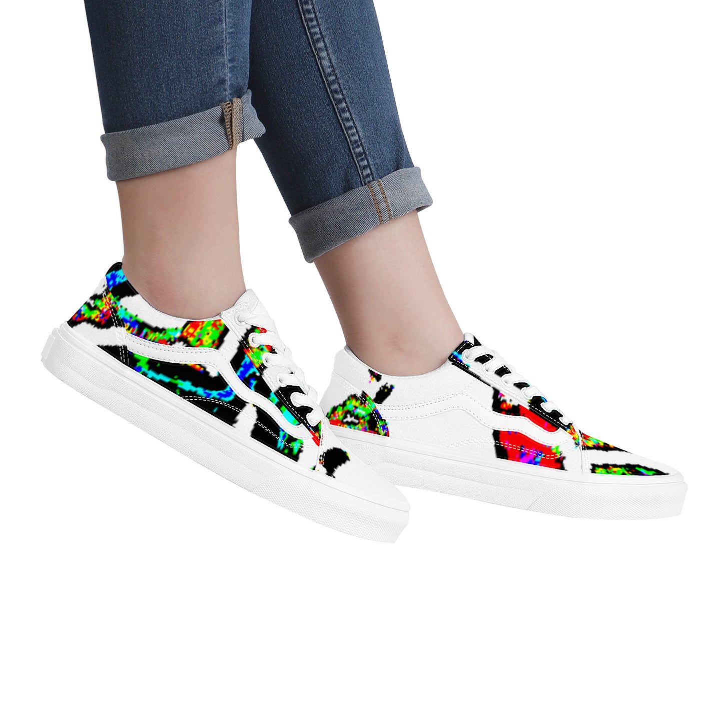 Painted Money Low Top Flat Sneaker