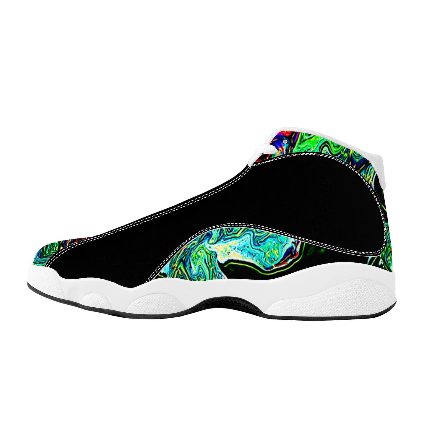 CDEJ Green Marble Basketball Shoes