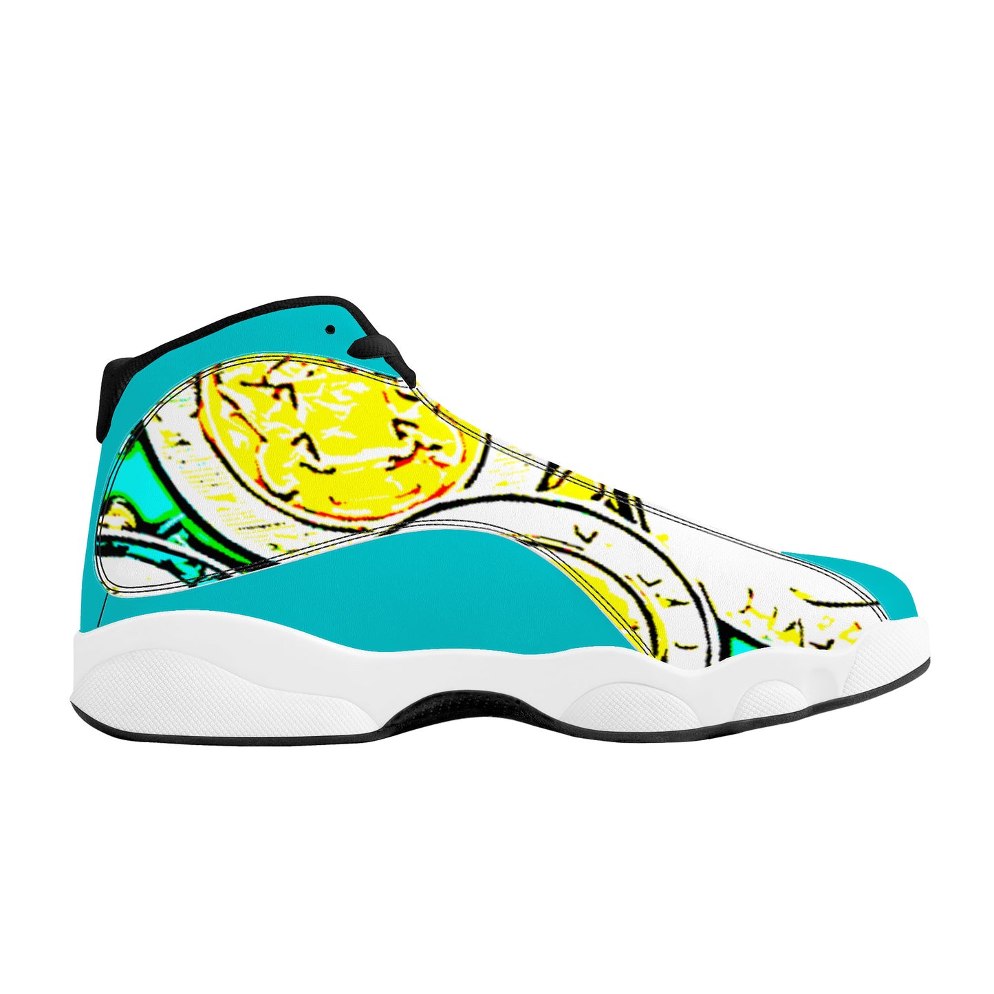 SF_D89 Basketball Shoes - Teal Coins