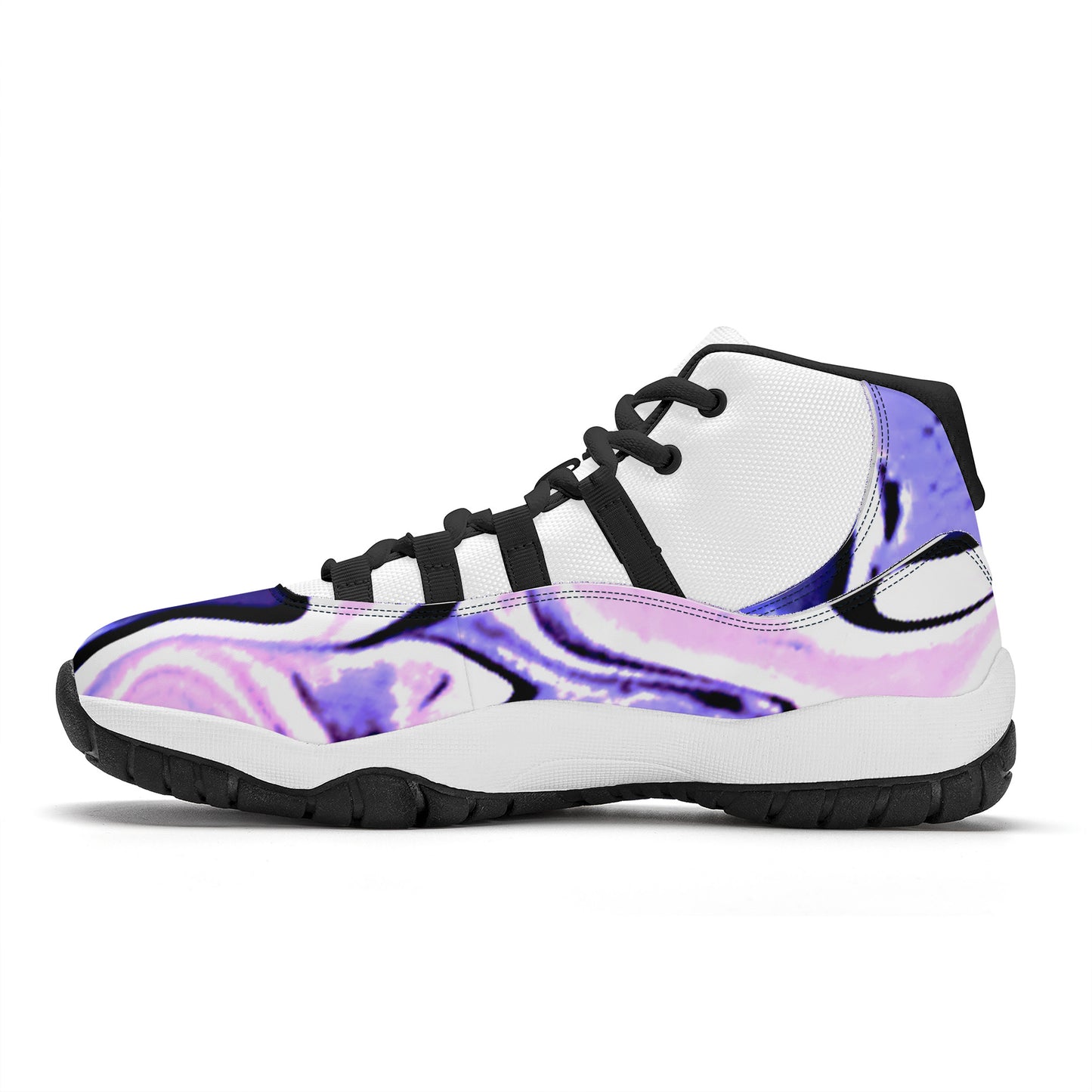 SF_S38 High Top Air Retro Sneakers - CDEJ Purple Marble