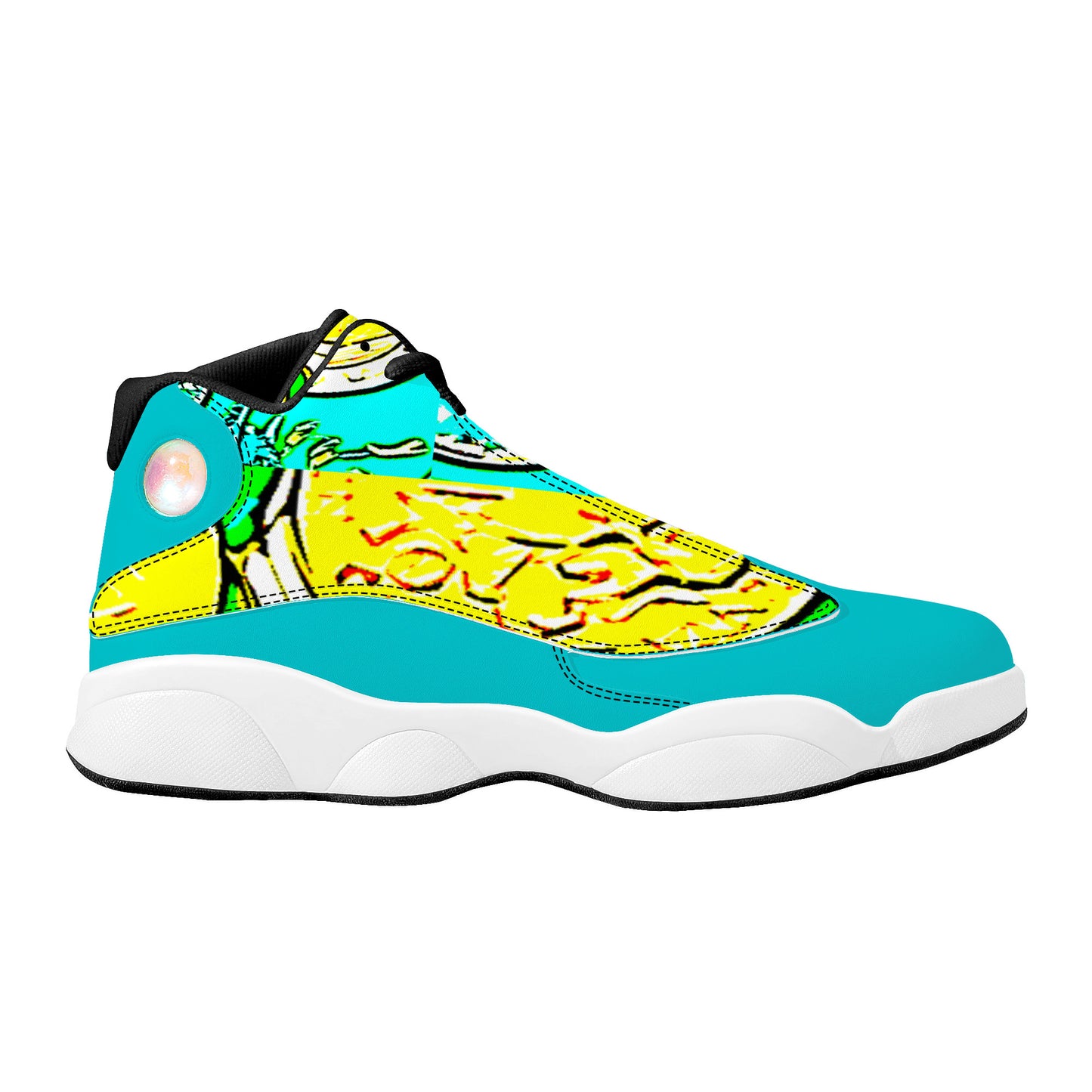 SF_D89 Basketball Shoes - Teal Coins