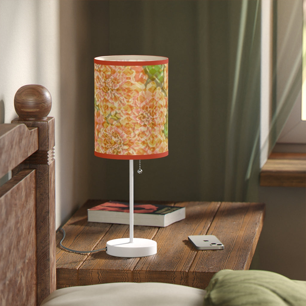 Floral Lamp on a Stand, US|CA plug