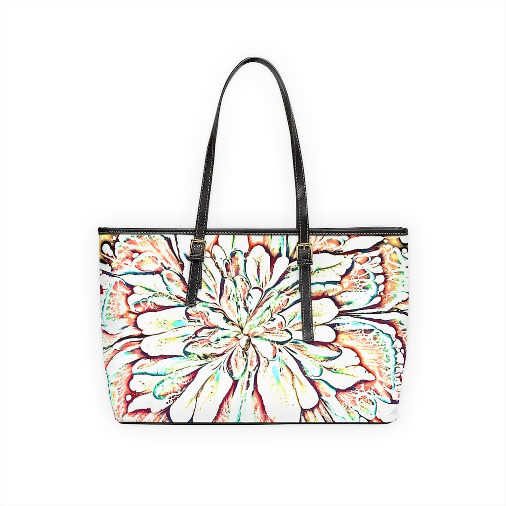 Psycho Print PU Leather Shoulder Bag