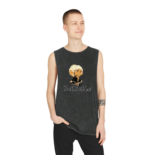 Branded Unisex Stonewash Tank Top